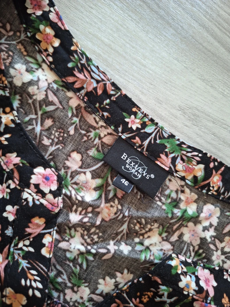 Bexleys Bluse Blumenmuster 46