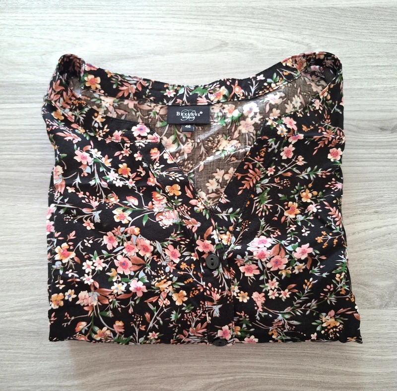 Bexleys Bluse Blumenmuster 46