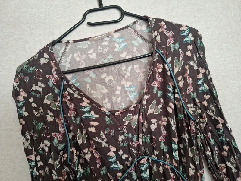 Orsay Langarmkleid Schmetterling 34