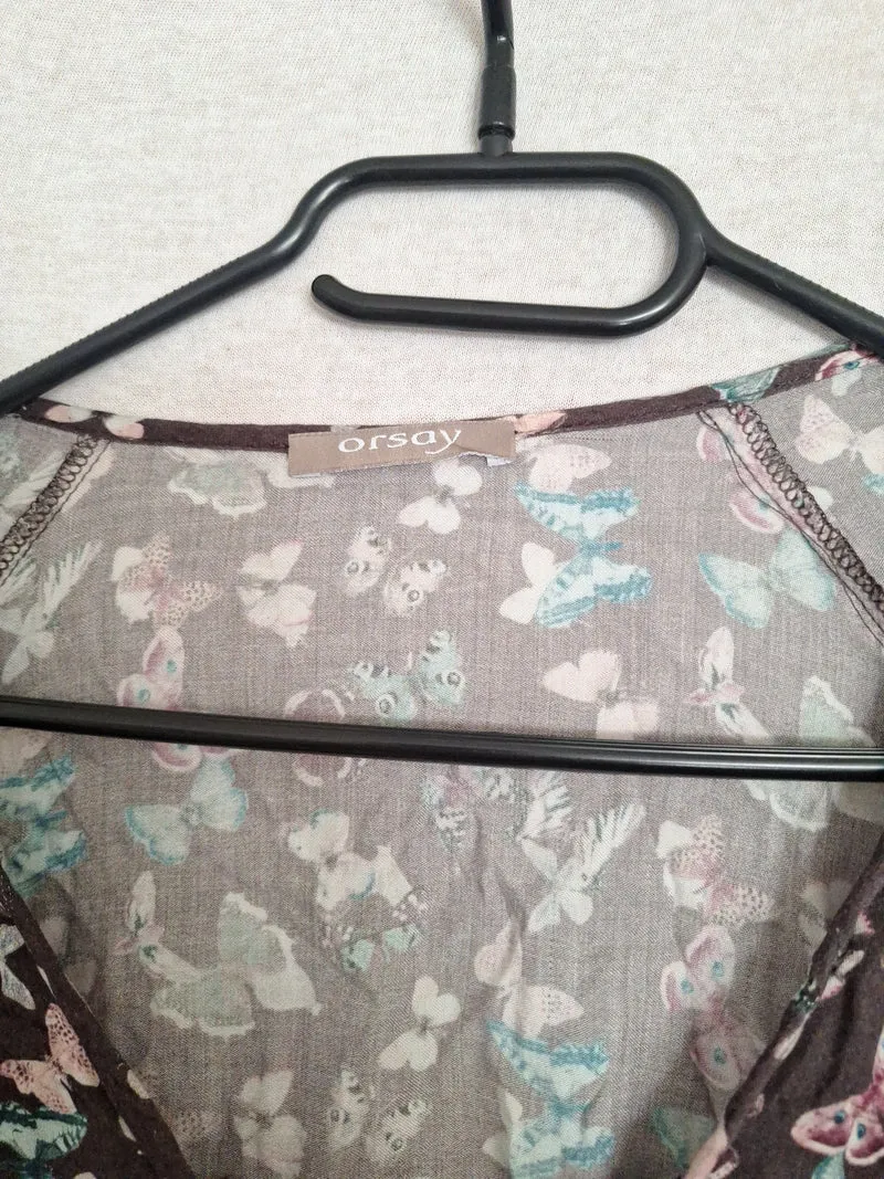 Orsay Langarmkleid Schmetterling 34