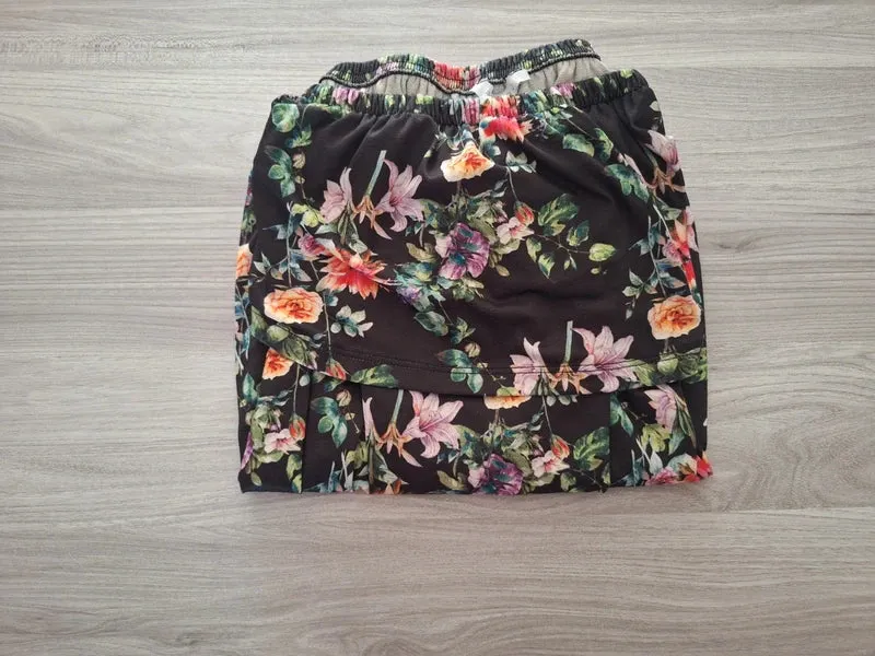 Amisu Carmenbluse Blumen 38