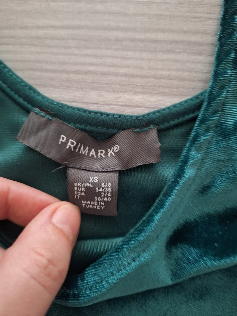 Primark Samt Crop Top 34