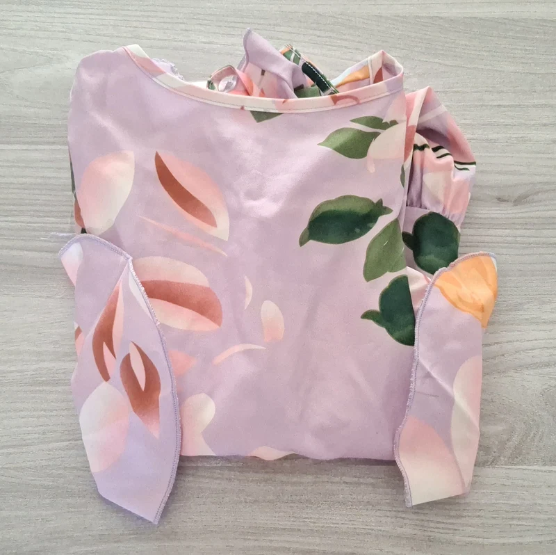 Shein Peplumtop Blumenprint 38