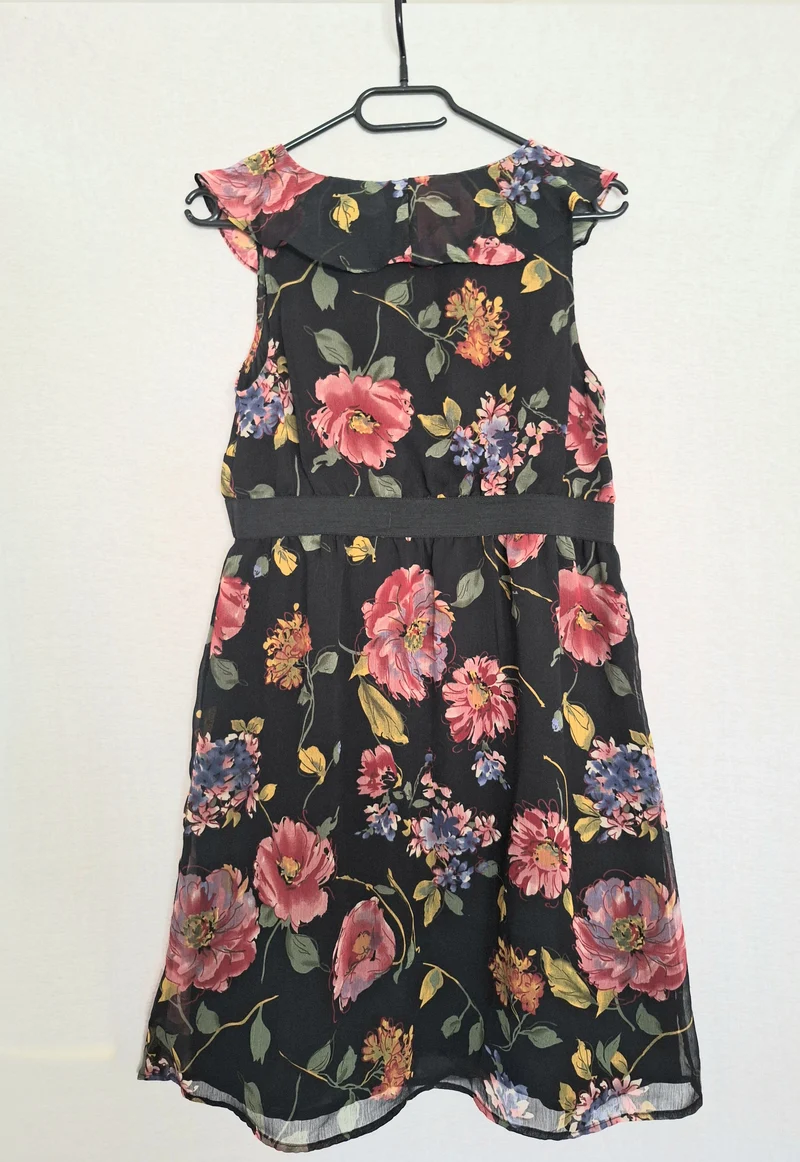 Vero Moda Chiffonkleid Blumen 36