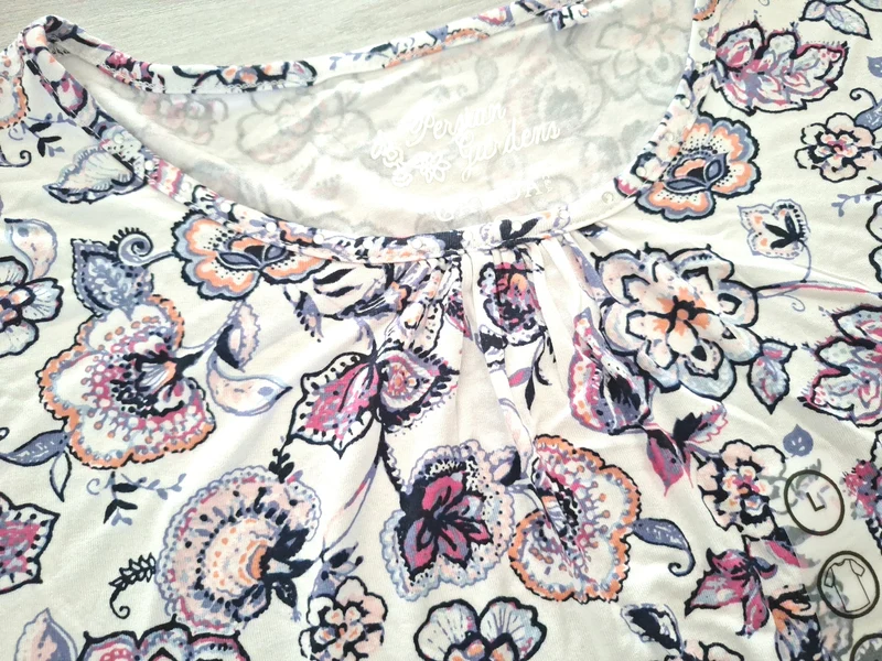Canda T-Shirt Blumenmuster 40