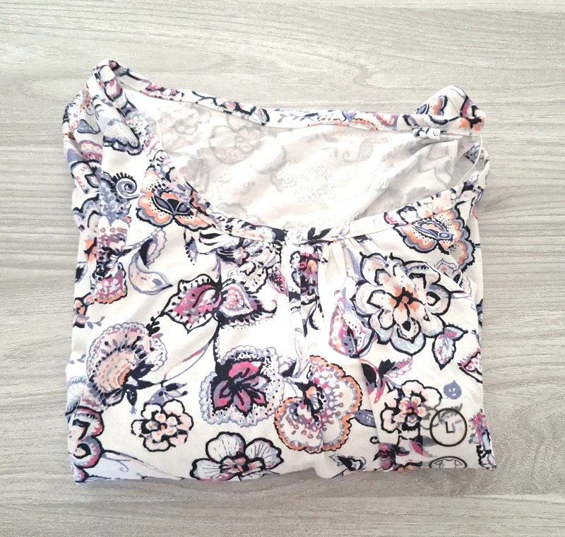Canda T-Shirt Blumenmuster 40
