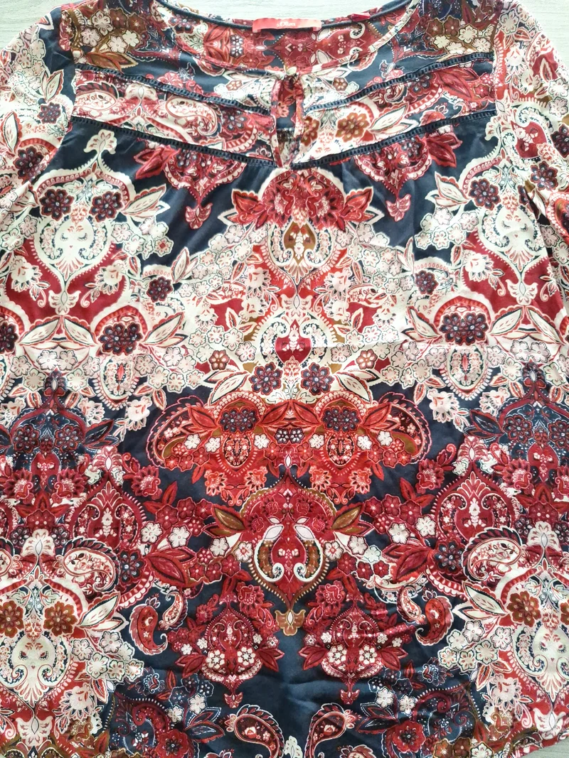 s.Oliver Bluse Paisleymuster 40