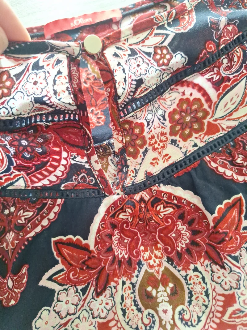 s.Oliver Bluse Paisleymuster 40