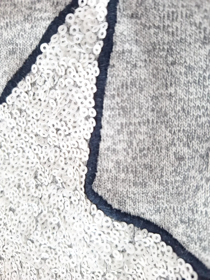 Key Largo Langarmshirt Paillettensterne 40