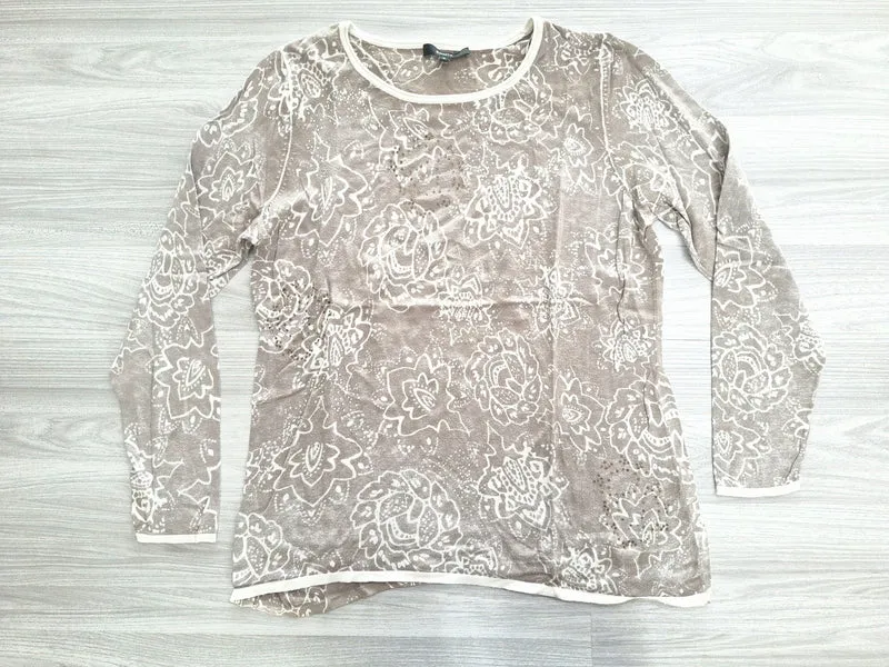 Bonita Langarmshirt Strass 38