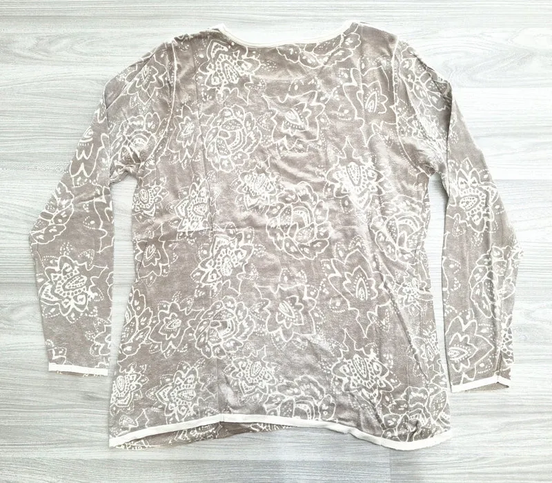Bonita Langarmshirt Strass 38
