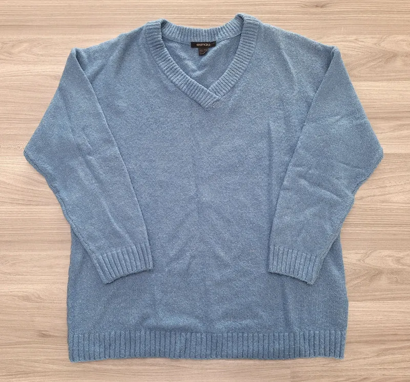 Esmara Strickpullover V-Ausschnitt 44/46