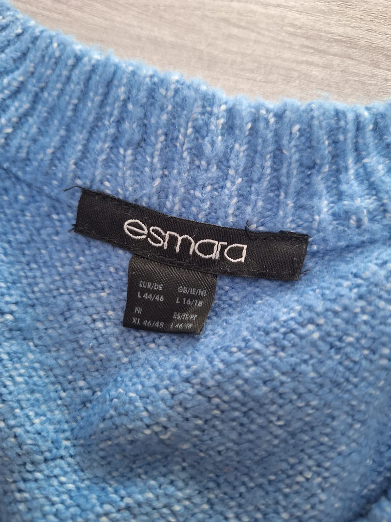 Esmara Strickpullover V-Ausschnitt 44/46