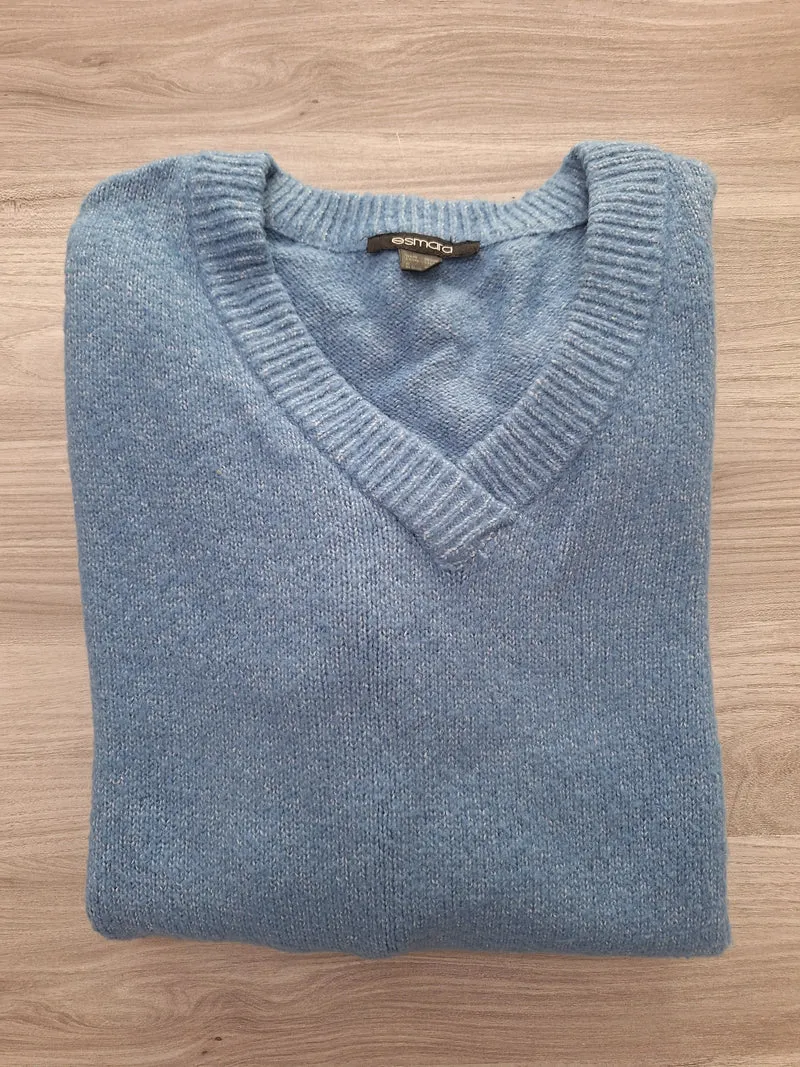 Esmara Strickpullover V-Ausschnitt 44/46