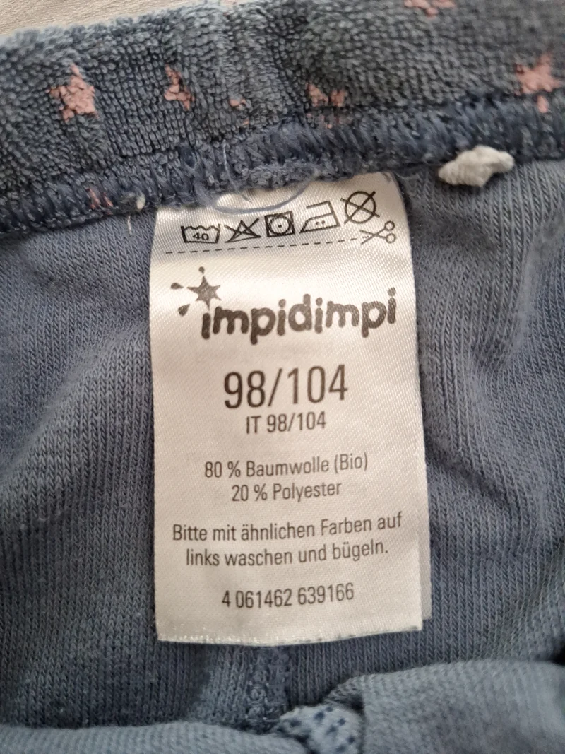 Impidimpi Kuschelhose Sterne 98/104