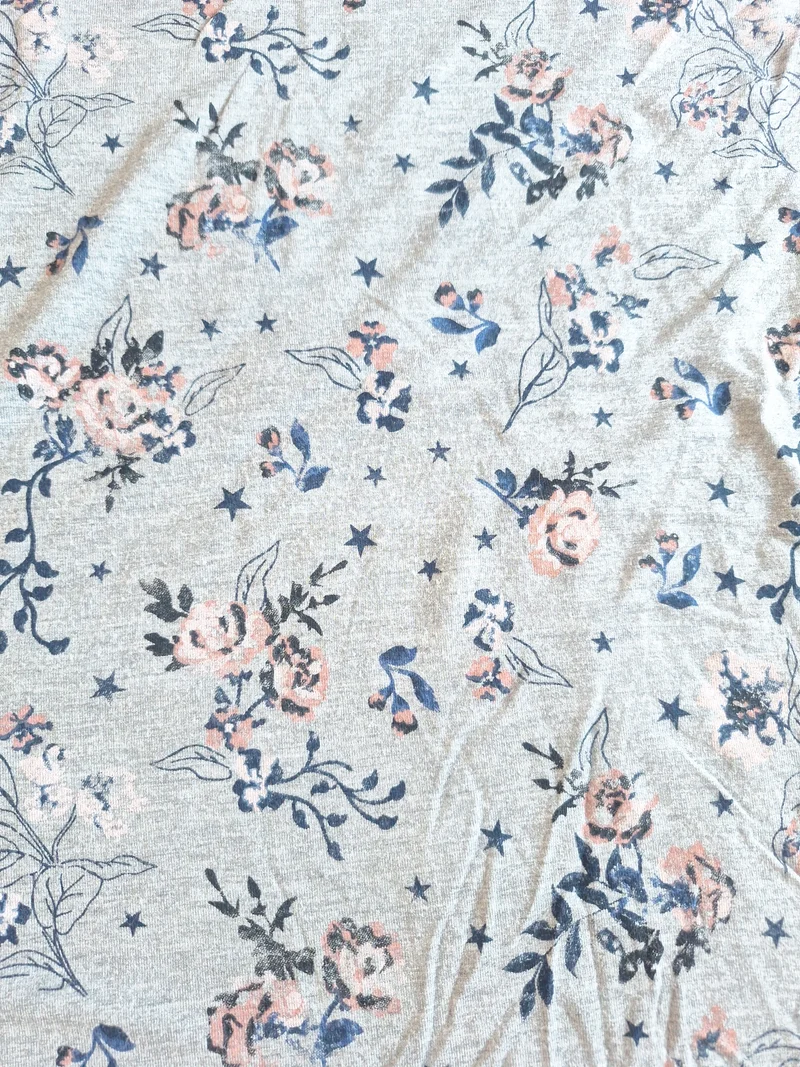 Gina Langarmshirt Blumen 40