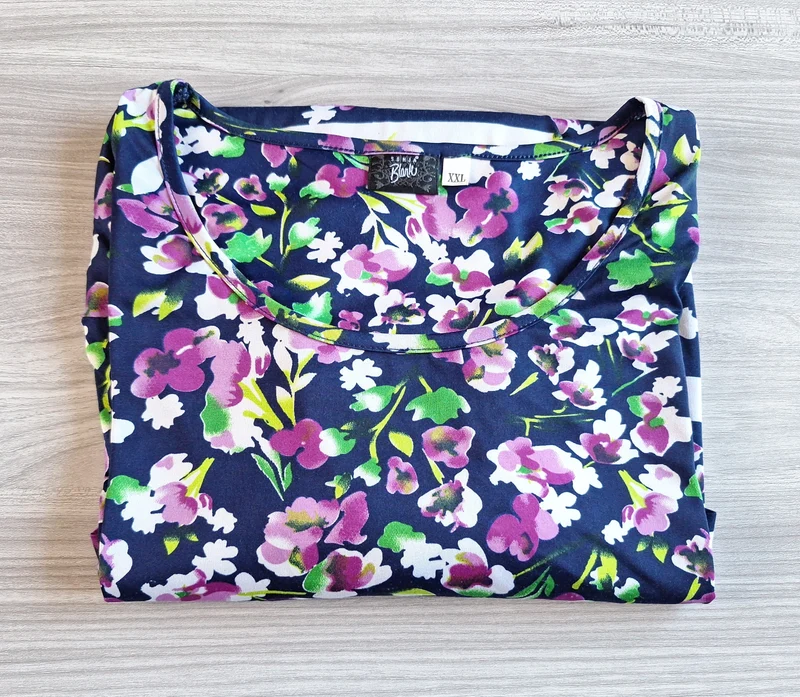 Sonja Blank Shirt Blumenmuster 46