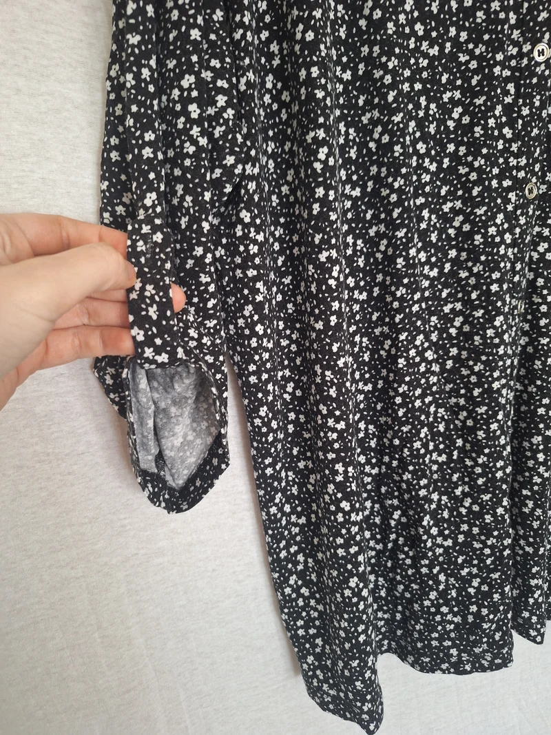 Canda Longbluse Blumenmuster 46