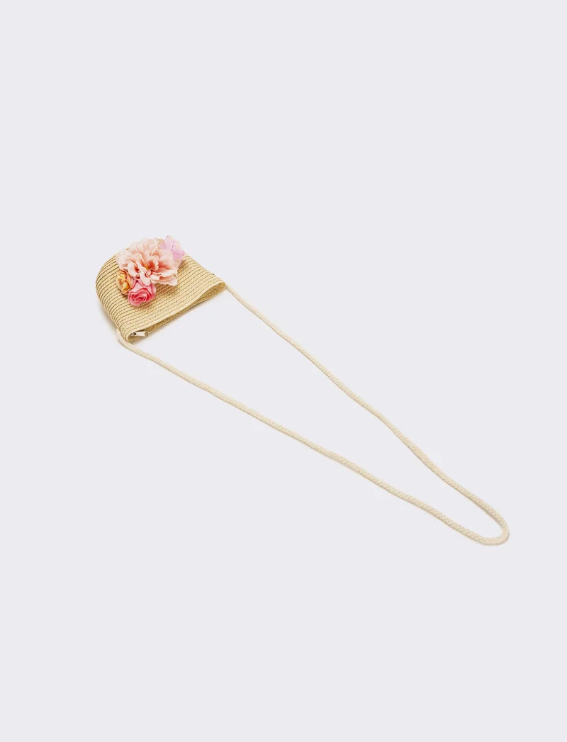Tracollina bambina con fiori - Multicolore