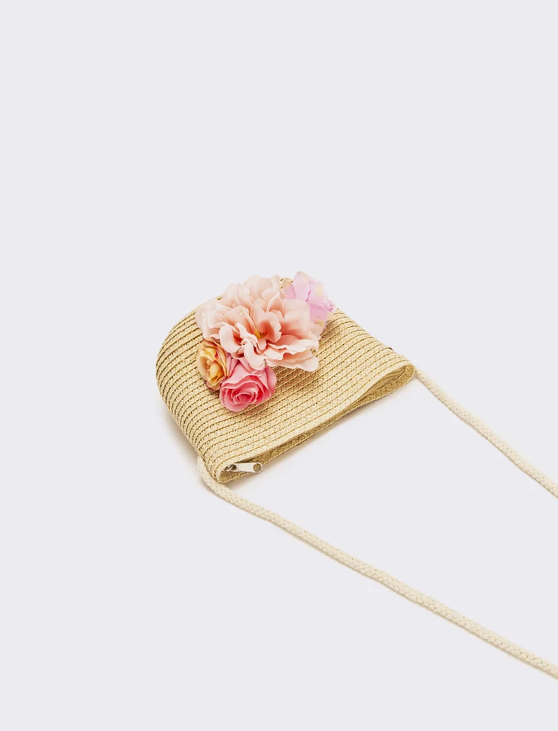 Tracollina bambina con fiori - Multicolore