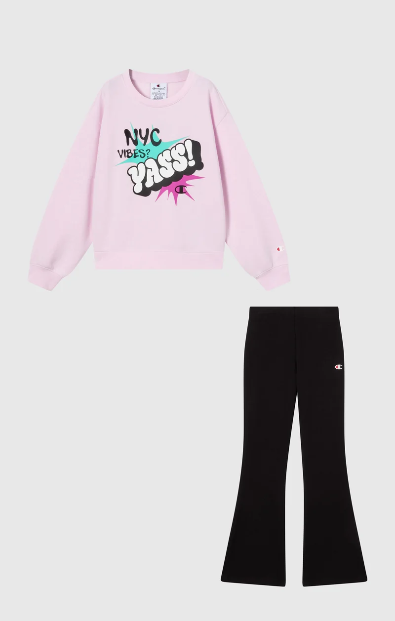 Girls' Fleece Sweatsuit with Graphic