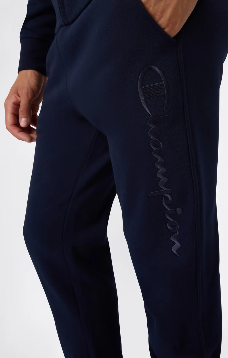 Men’s Elastic Cuff Slim Fit Fleece Joggers Icons