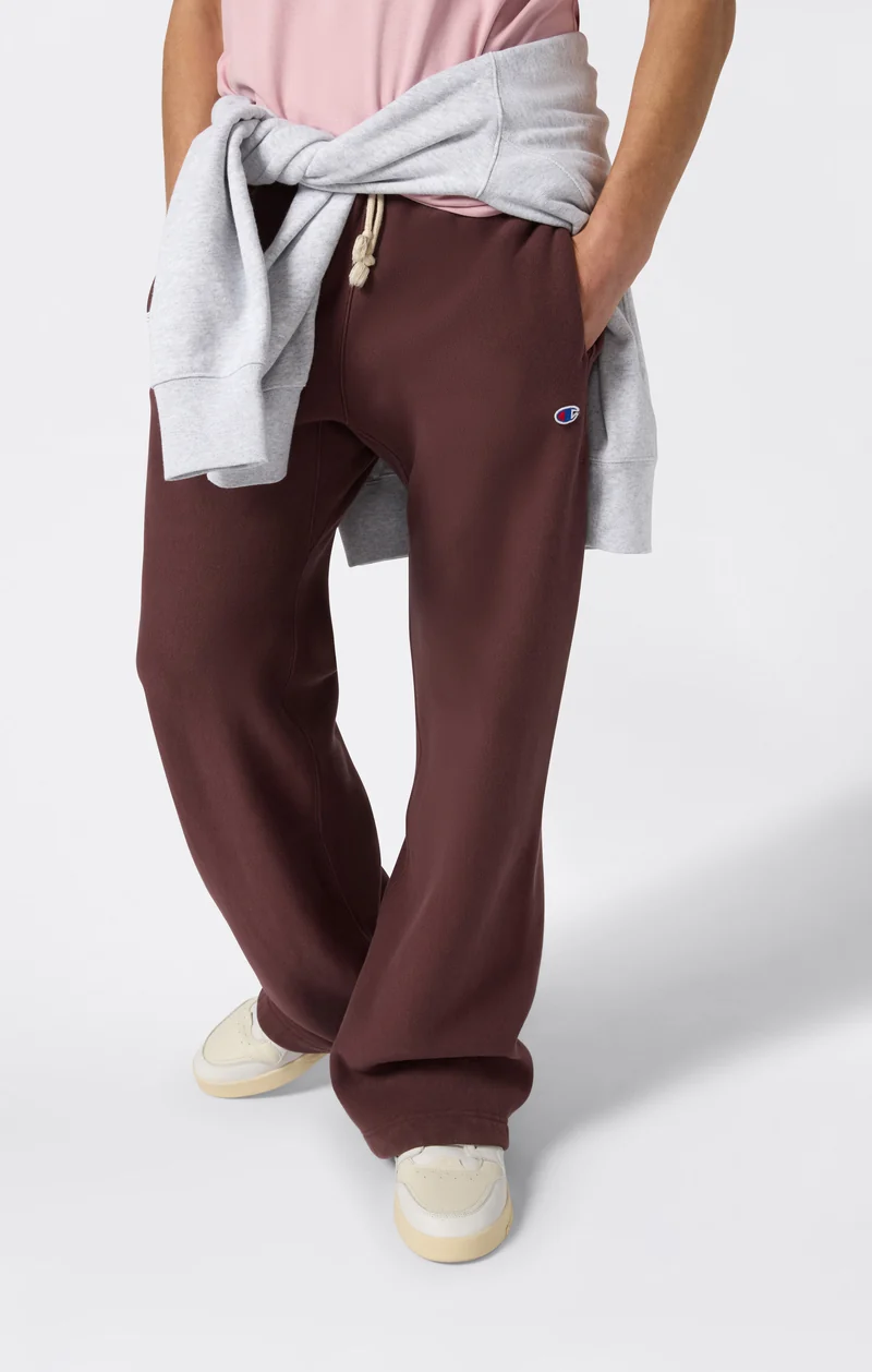 Men’s Heavyweight Wide-Leg Fleece Jogger Pants Reverse Weave