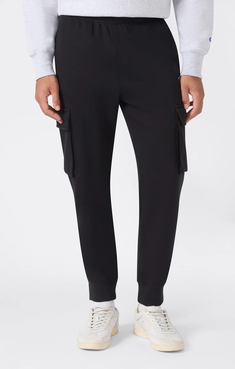 Men’s Rib Cuff Fleece Cargo Pants Icons