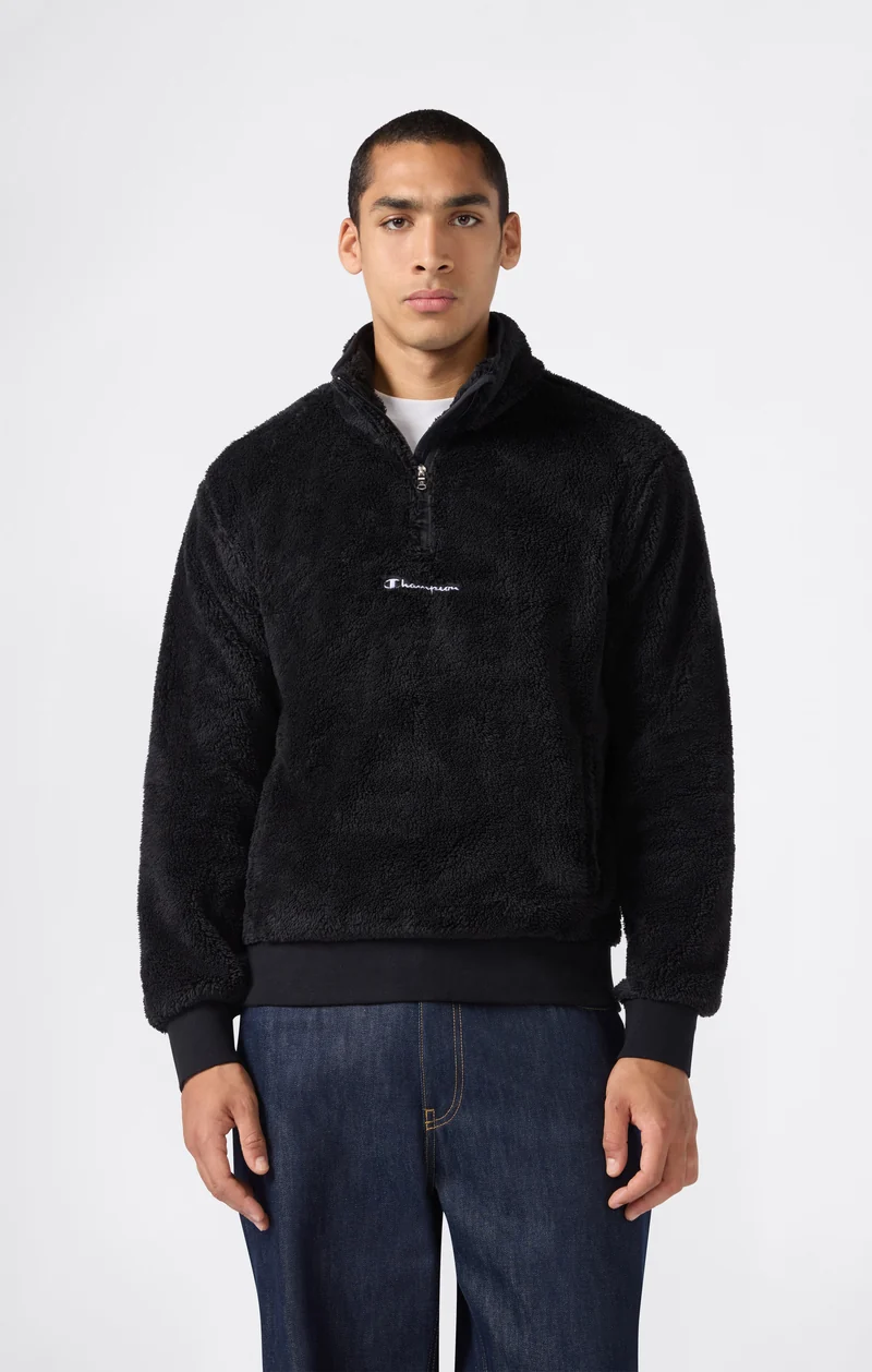 Men’s Half Zip Polar Teddy Top