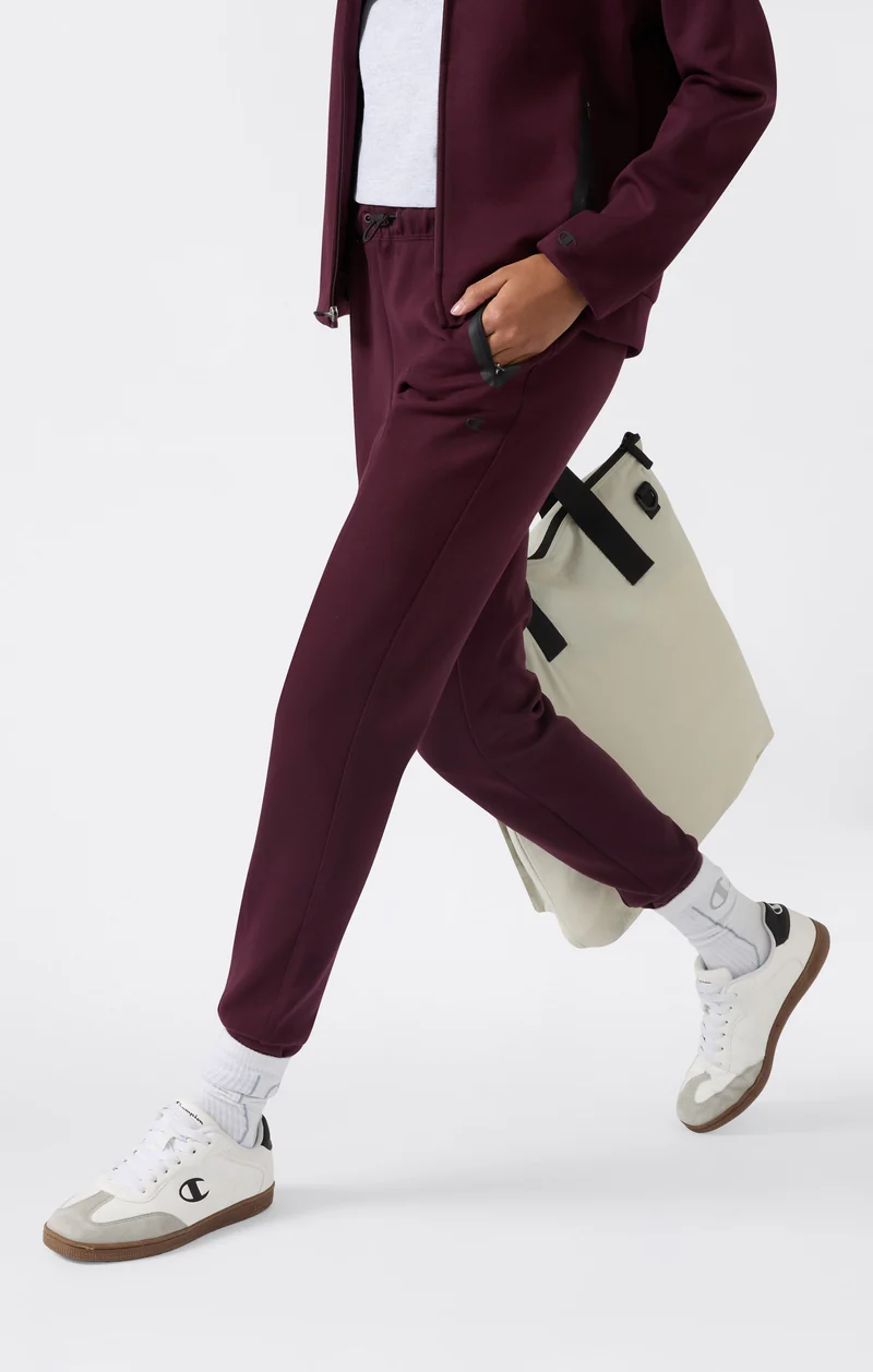 Women’s Cuffed Slim Fit Pants with Zip Pockets C-Tech