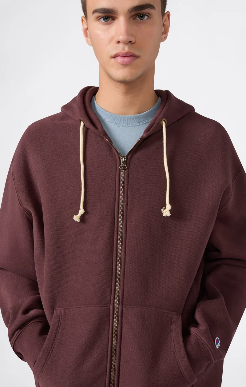Men's Fleece Full Zip Hoodie Reverse Weave