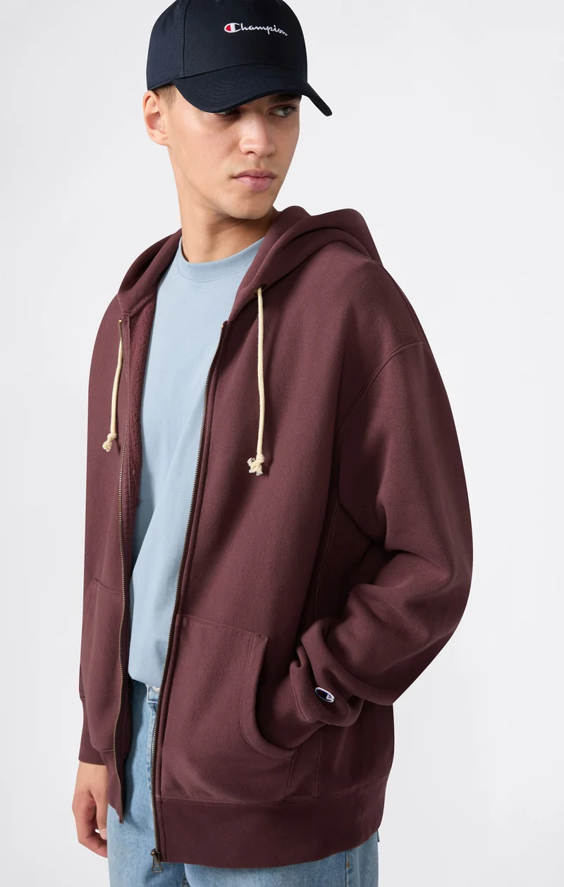 Men's Fleece Full Zip Hoodie Reverse Weave