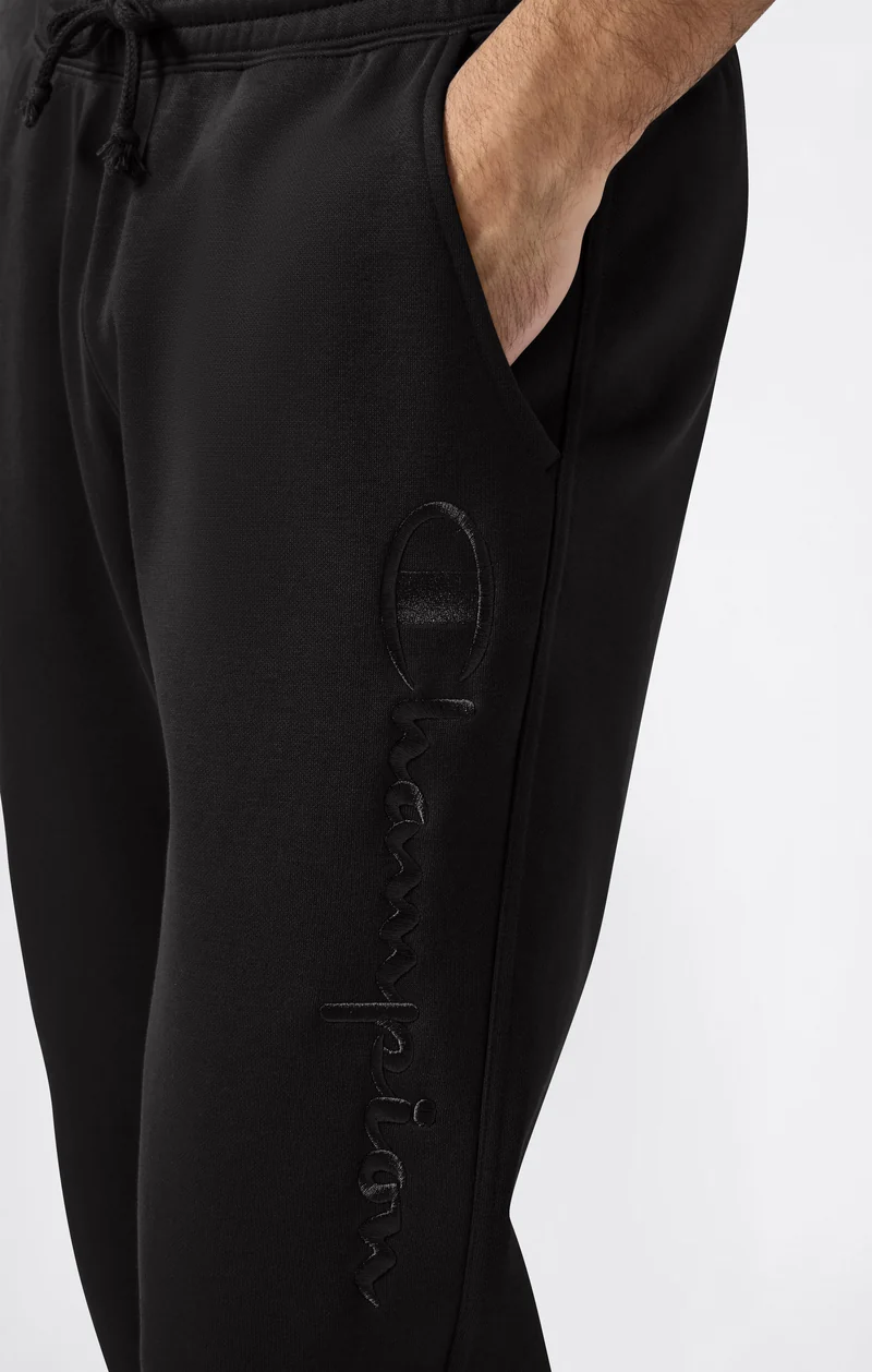 Men’s Elastic Cuff Slim Fit Fleece Joggers Icons
