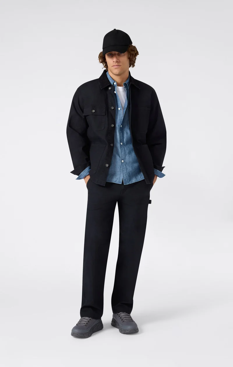 Men’s Woven Straight Hem Pants