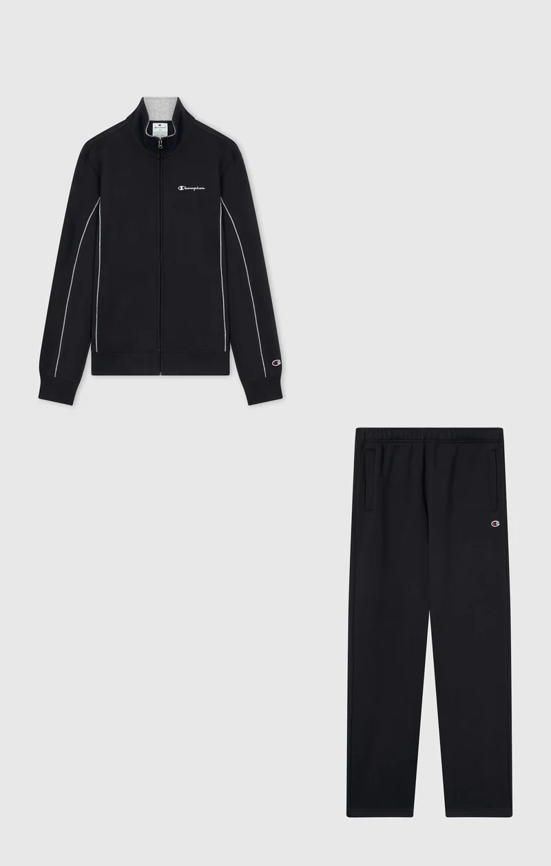 Men’s Fleece Full Zip Sweatsuit Small Script