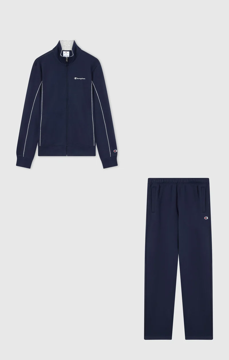 Men’s Fleece Full Zip Sweatsuit Small Script