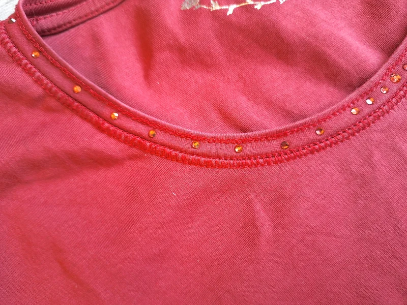 Malva Langarmshirt Strasssteine 38