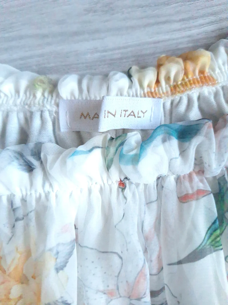 Made in Italy Carmenbluse Floral 42