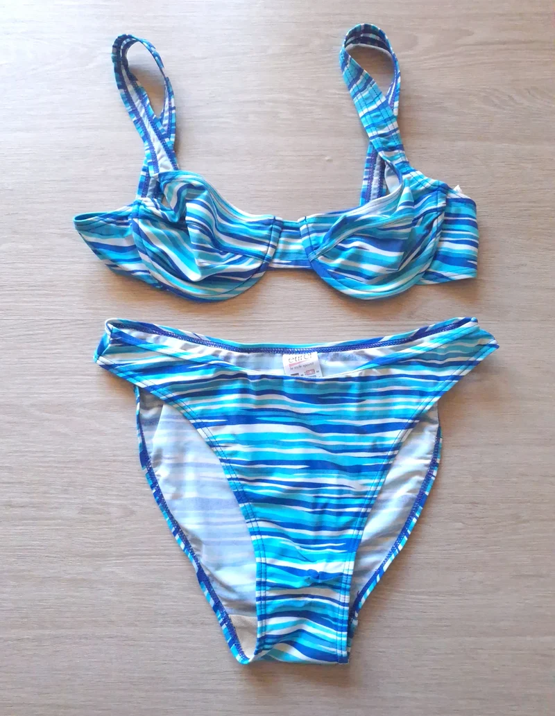 Etirel Bügelbikini Streifen 42