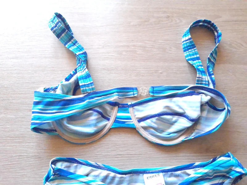 Etirel Bügelbikini Streifen 42