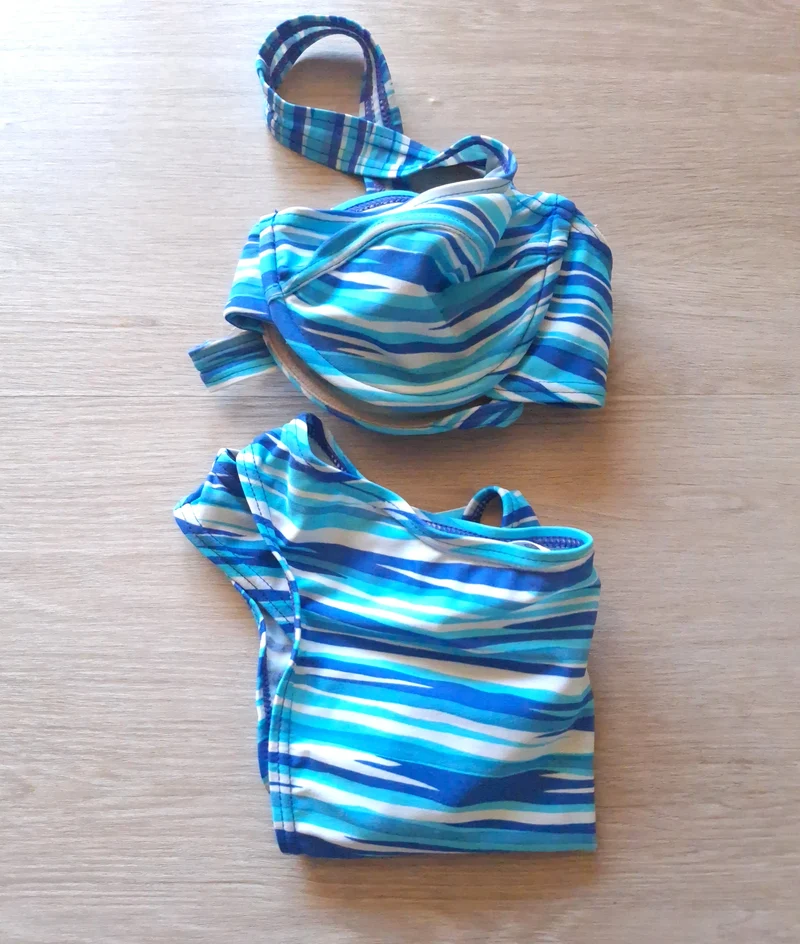 Etirel Bügelbikini Streifen 42