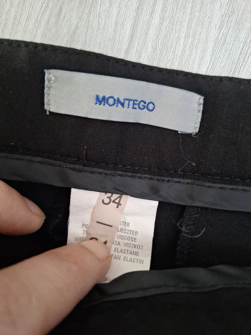 Montego Stoffhose Bügelfalten 34