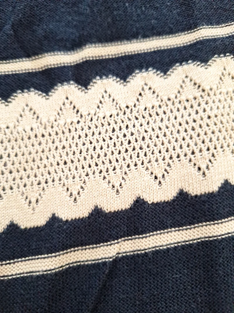 Mona Feinstrickshirt Ajourmuster 46