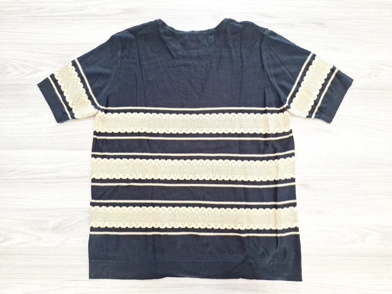 Mona Feinstrickshirt Ajourmuster 46