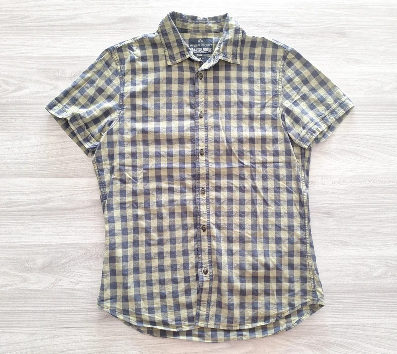 Angelo Litrico Kurzarmhemd Slim Fit M