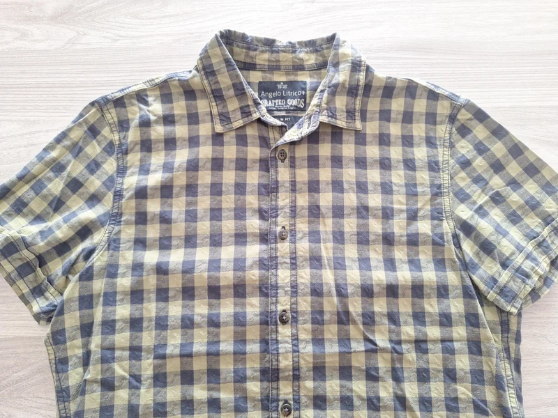 Angelo Litrico Kurzarmhemd Slim Fit M