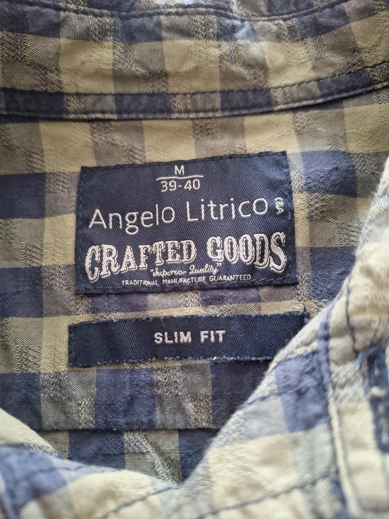 Angelo Litrico Kurzarmhemd Slim Fit M