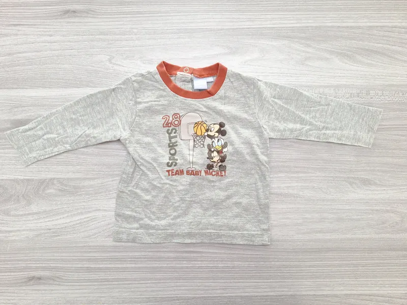 Disney Langarmshirt Mickey Mouse 68