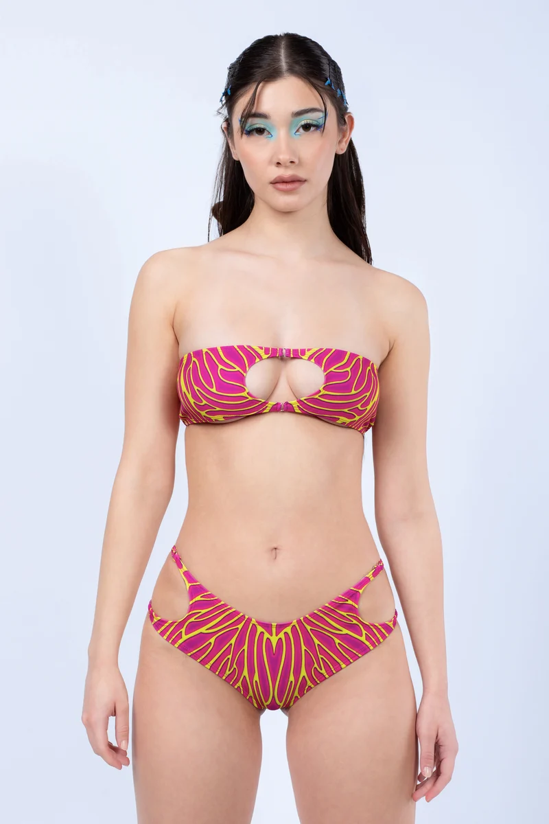 Neon Nectar Keyhole Tube Top