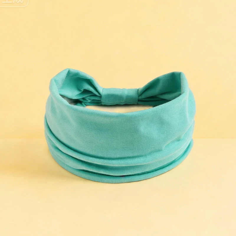 Olivenorma Boho Solid Wide Stretchy Sport Yoga Stirnband